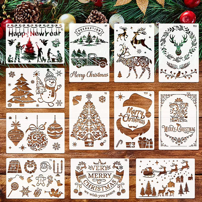 Christmas Stencils Set
